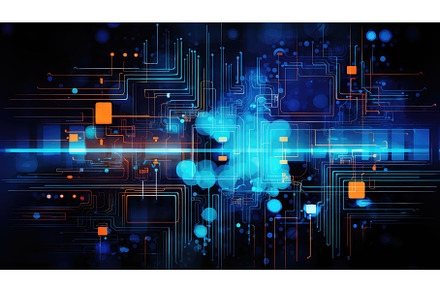 modern technology circuit lines ai, a Background Photo by pikepicture