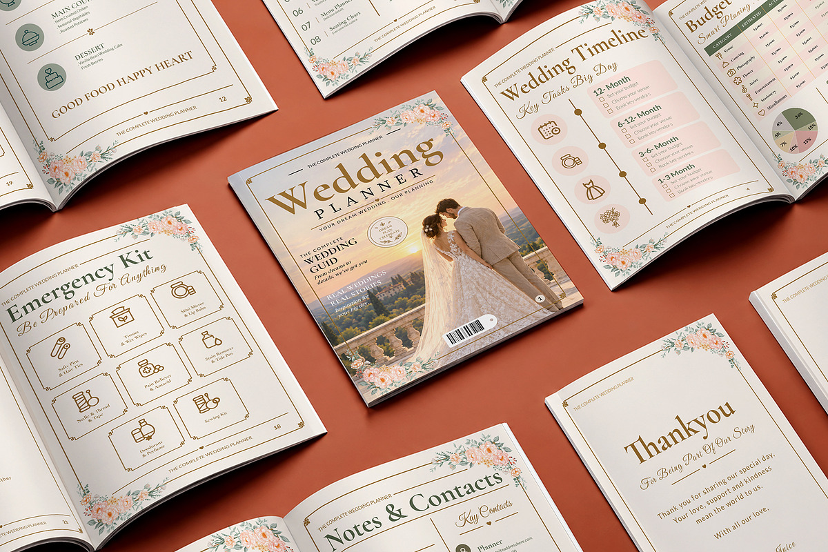 Wedding Planner Magazine Template, a Magazine Template by Shajib Shikder (Photo 6 of 10)