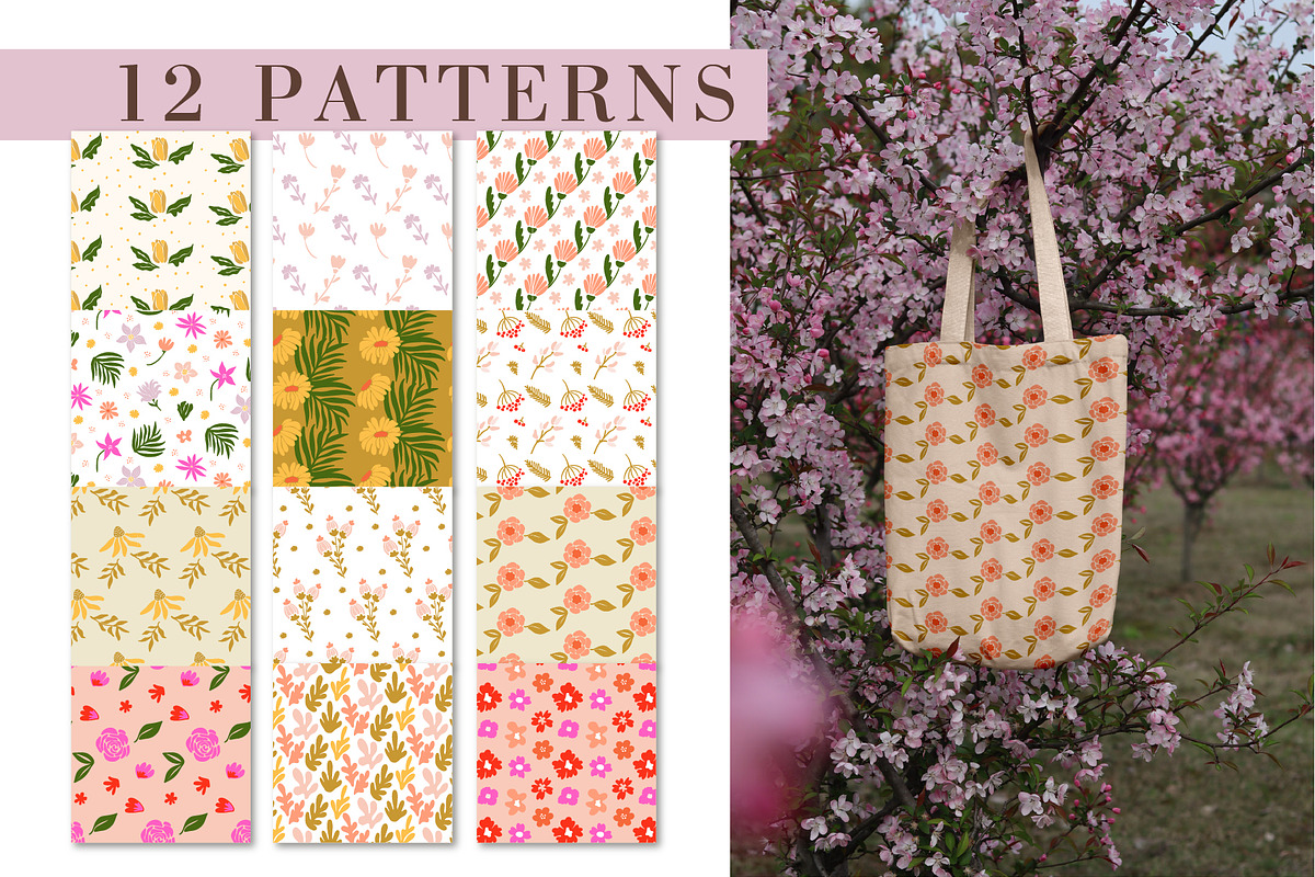Flowers and leaves illustrations, a Decorative Illustration by La Petite Line Art (Photo 6 of 11)