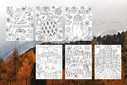 Cozy Autunm | Coloring book, a Decorative Illustration by ChristinaDesigns (Thumbnail 5 of 6)