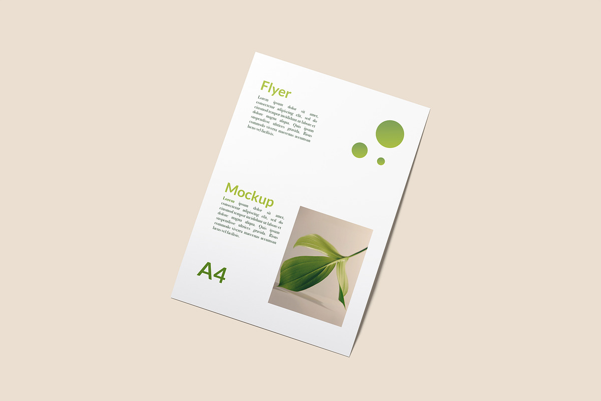 A4 Flyer Mockup, a Print Template by Beside Std (Photo 8 of 8)