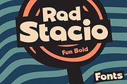 Rad Stacio - Fun Bold Fonts, a Sans Serif Font by Konstantine Studio (Thumbnail 1 of 4)