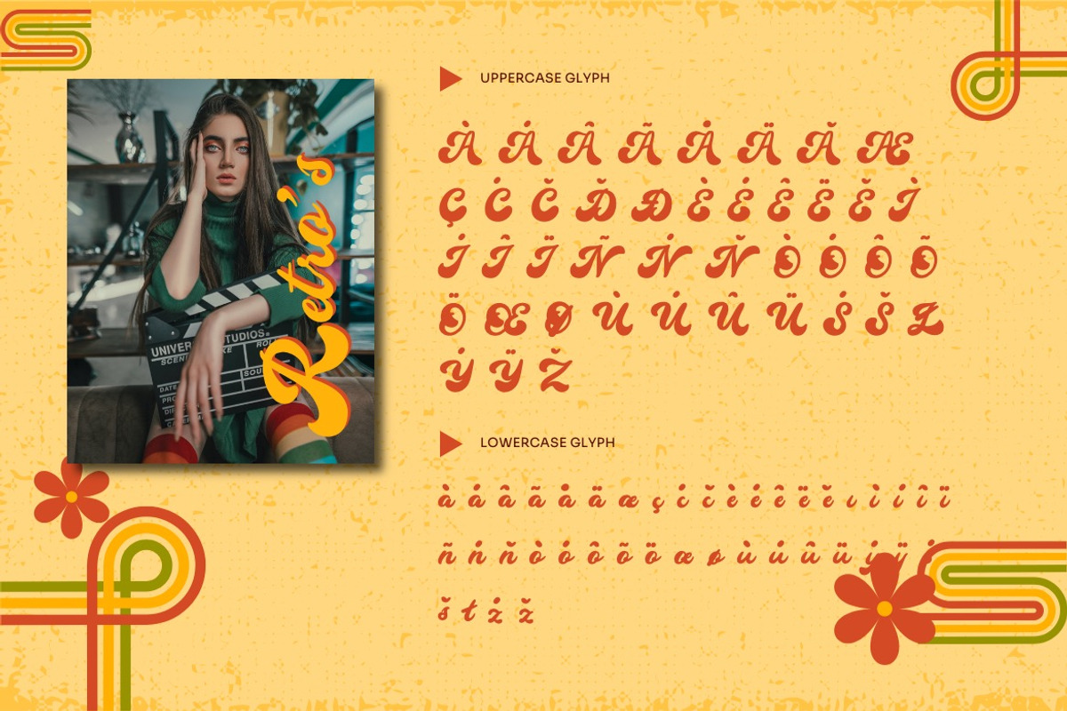 Gouffas - Retro Fun Font, a Handwritten Font by Dhabee (Photo 3 of 16)