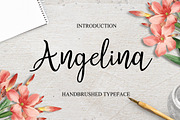 Angelina, a Script Font by Typehill (Thumbnail 1 of 7)