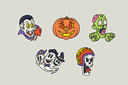 Halloween Cartoon Bundle, an Illustration by The Isian (Thumbnail 36 of 40)