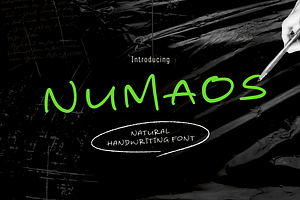 Numaos - Handwriting Font