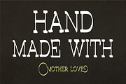 Mother Love (Handmade), a Slab Serif Font by Kenzvalley (Thumbnail 4 of 8)