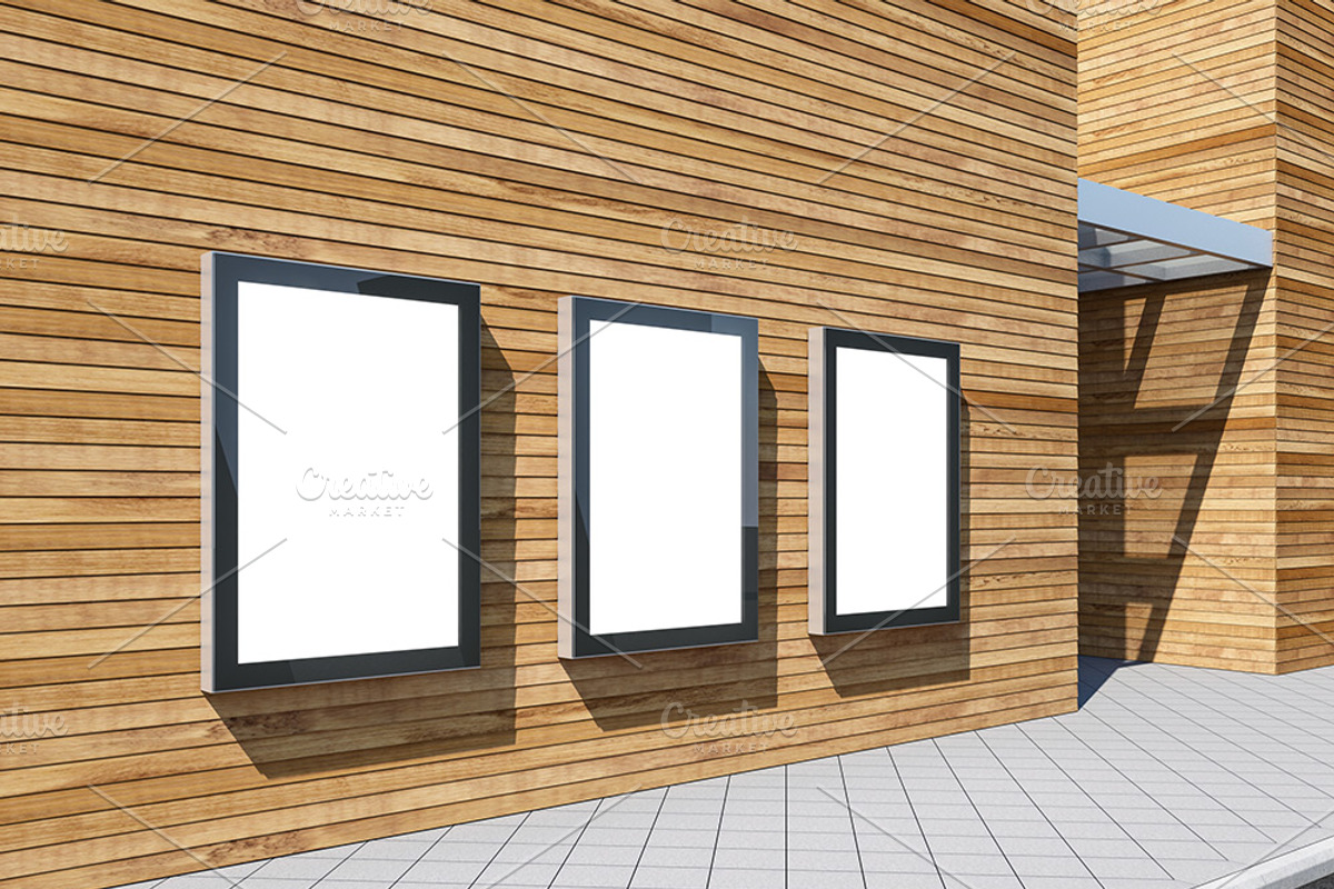 Vertical Lightbox Billboard Mockup, a Print Template by GreatFruit (Photo 3 of 5)