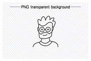 Bundle of Doodle Human Face Avatars, a Person Illustration by Designfour (Thumbnail 2 of 7)