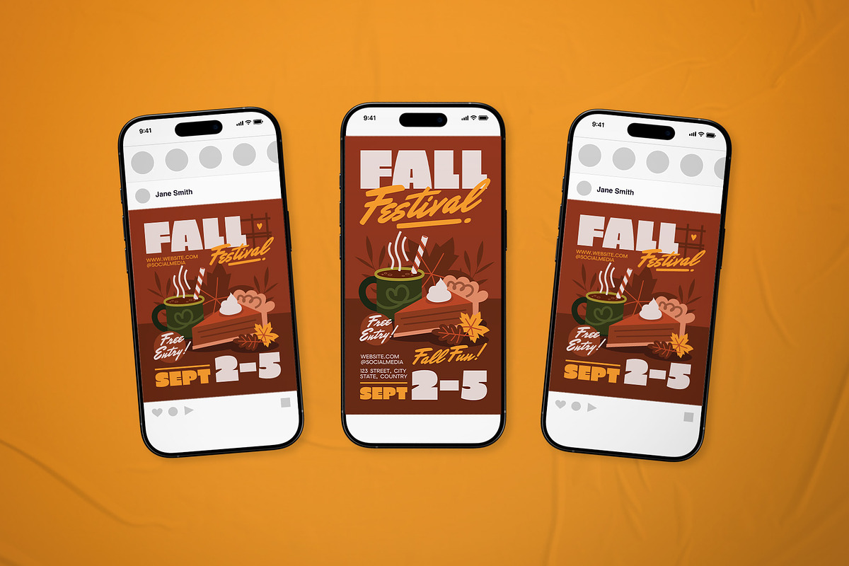 Fall Festival Event Flyer Set, a Flyer Template by The Good Store (Photo 2 of 2)