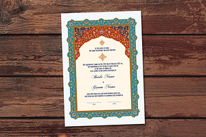 Luxury Floral Nikkah Certificate, a Templates & Theme by Azat1976
