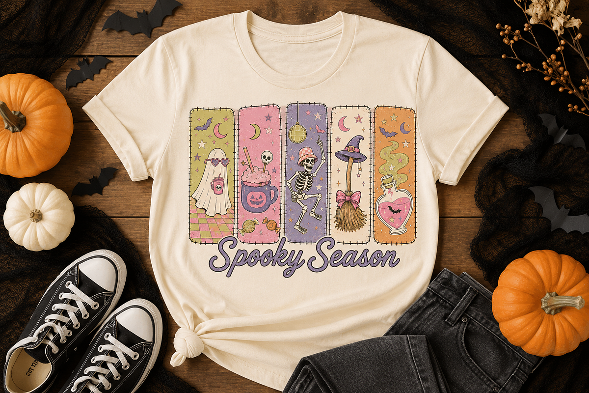 Funny Retro Halloween Png Bundle, an Object Graphic by Daisy Design (Photo 2 of 18)
