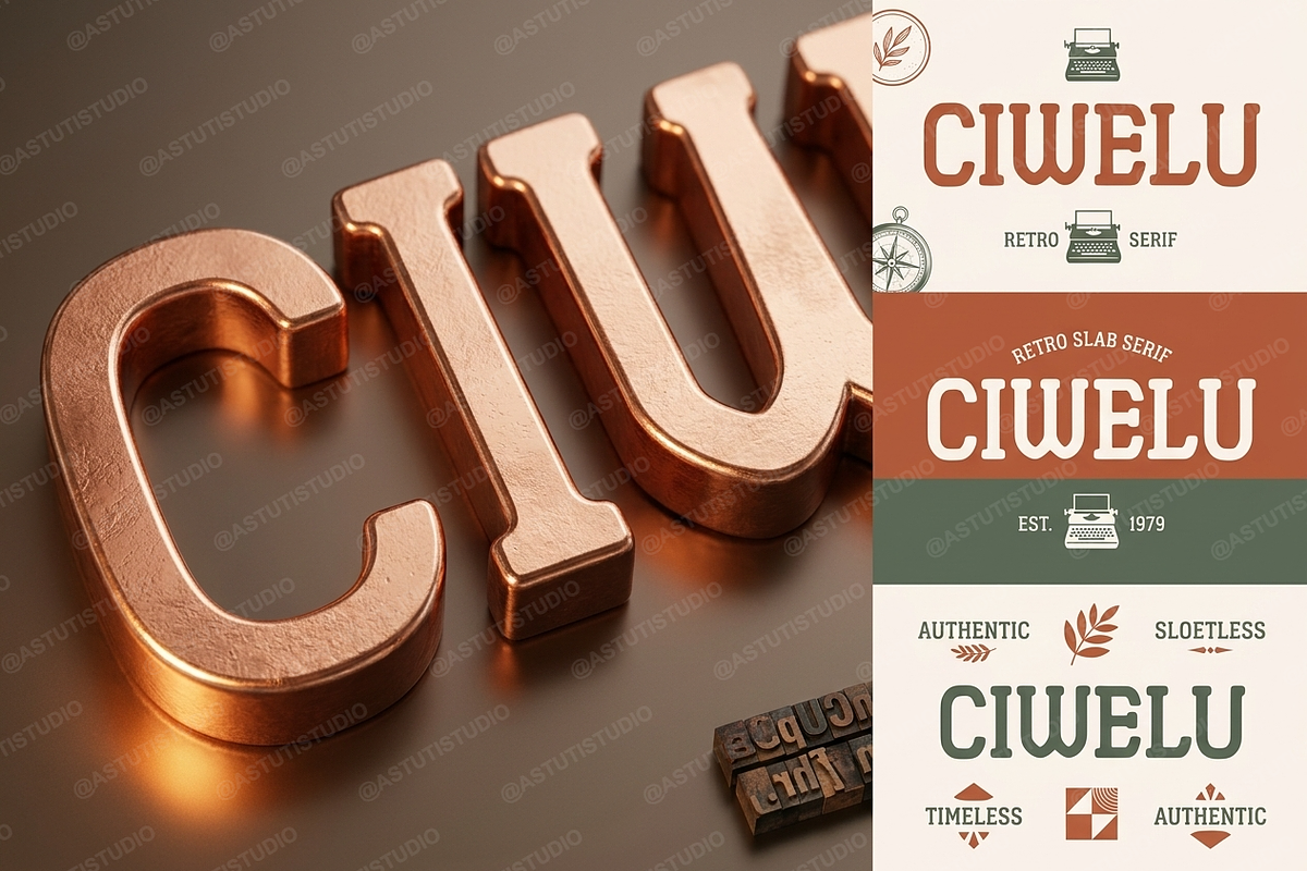 Ciwelu | A Sophisticated Serif, a Serif Font by Astuti Studio (Photo 22 of 25)