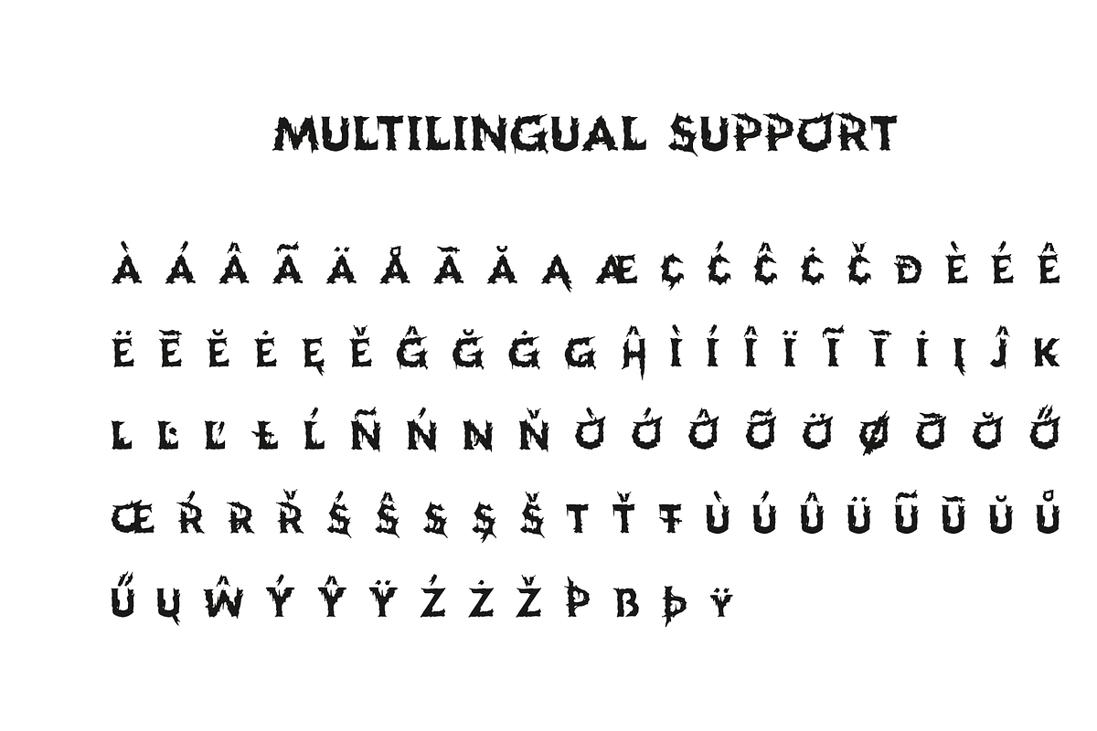 Hellstorm Brutal Typeface preview 7