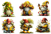 Spring Garden Gnome clipart, an Illustration by Dream Creation (Thumbnail 2 of 5)