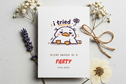 Cute Funny Sticker Animals, PNG, an Object Graphic by GlitterCraft (Thumbnail 37 of 101)