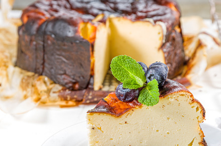 Homemade Burnt Basque Cheesecake, a Food & Drink Photo by Rimma