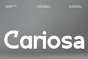 Cariosa Modern Geometric Sans Font, a Sans Serif Font by Rasio Studio (Thumbnail 1 of 8)