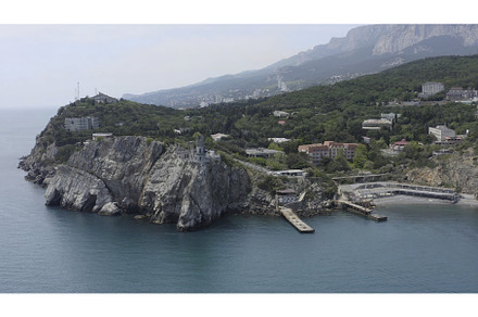 Beautiful bay with blue water and, an Architecture Photo by Media Whale Stock