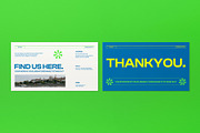 Blue Green Geometric Portfolio PPT, a Presentation Template by graphicook (Thumbnail 4 of 4)