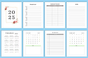 2024-2027 4 year Monthly Planner, a Stationery Template by Designmela01 (Thumbnail 3 of 9)