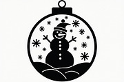 Christmas Ornament Laser Cut Bundle, a Graphic by Creativeshirt (Thumbnail 3 of 16)