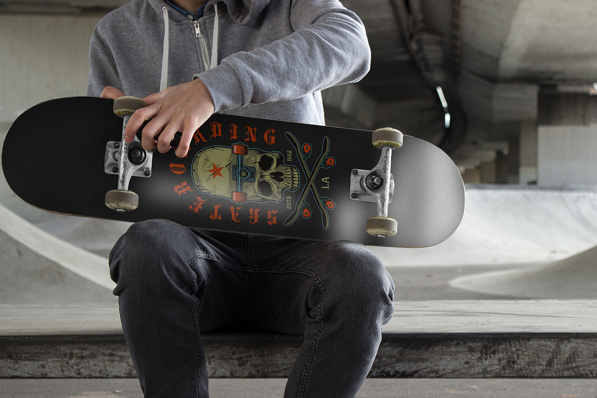 Skateboard templates, a Poster Template by DGIM studio (Photo 6 of 7)