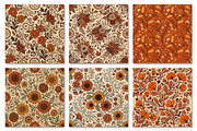 Autumn Floral Digital Paper, a Texture Graphic by Dream Creation (Thumbnail 3 of 7)