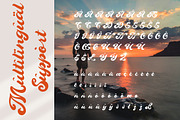 Lougiet Guina - Retro Script Font, a Script Font by Dhabee (Thumbnail 2 of 16)