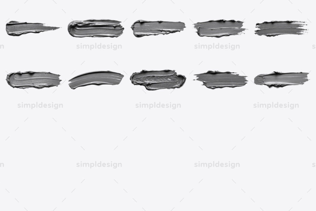 30 Impasto Paint Photoshop Brushes, a Brush Add-On by SimplDesign (Photo 3 of 3)
