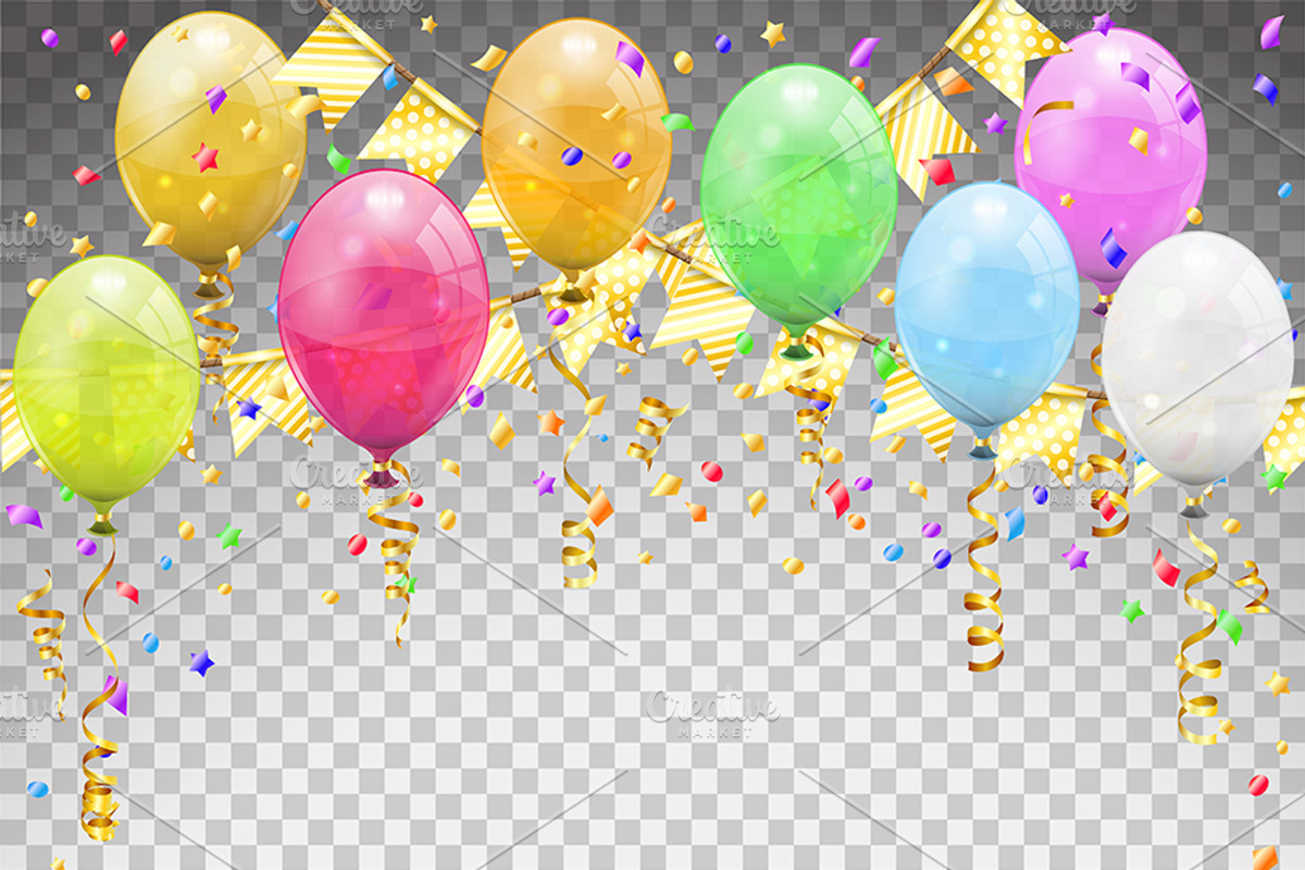 Birthday, Carnival, Christmas Decor, a Decorative Illustration by TAlex (Photo 2 of 6)