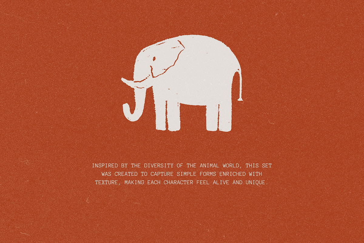 Textured Animals: 123 Elements, an Animal Illustration by Veyla (Photo 2 of 14)