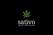 Sativo Cannabis Hemp Marijuana Logo, a Branding & Logo Template by Tovarkovdesign (Thumbnail 5 of 6)