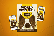 World Dog Day Event Flyer Set, a Flyer Template by The Good Store (Thumbnail 1 of 2)