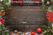 20 Christmas Card Background Images, a Templates & Theme by RSplaneta (Thumbnail 1 of 5)