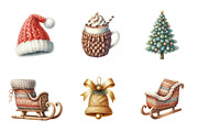 Faux Yarn Christmas PNG, an Illustration by Design Market (Thumbnail 2 of 5)