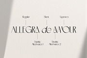 Allegra de Amour - Display, a Sans Serif Font by Typetemp Studio (Thumbnail 3 of 22)