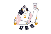 Fortune tellers or witches set, a Person Illustration by Good Studio (Thumbnail 3 of 10)
