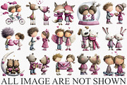 Whimsical Valentine's Day Couple, an Illustration by Canvas Craft (Thumbnail 3 of 6)