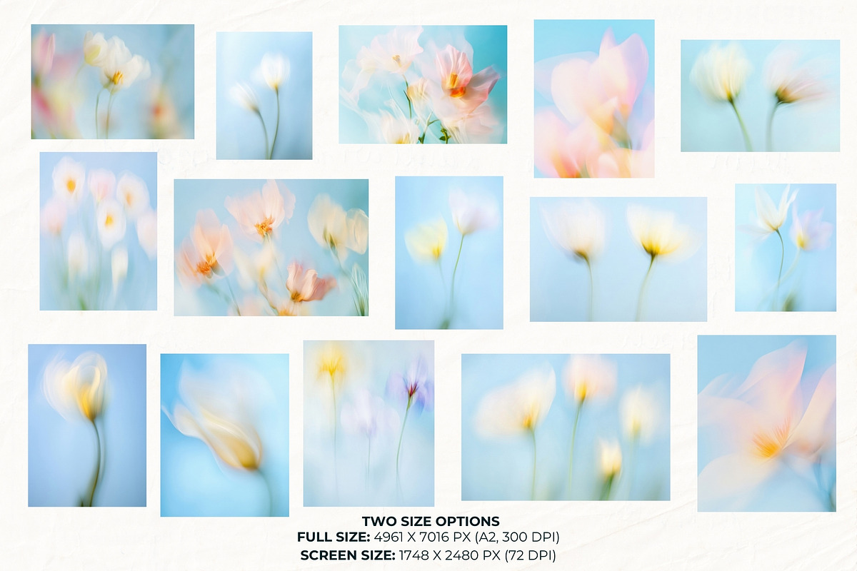 30 Soft Blurred Florals Backgrounds, a Background Graphic by lerinartstudio (Photo 11 of 13)