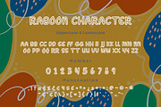 Raboon a Handwritten Outline Font, a Handwritten Font by Bayuktx (Thumbnail 8 of 10)