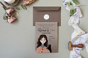 Quiet Birthday Invitation, an Invitation Template by DijanaDesignShop (Thumbnail 2 of 4)