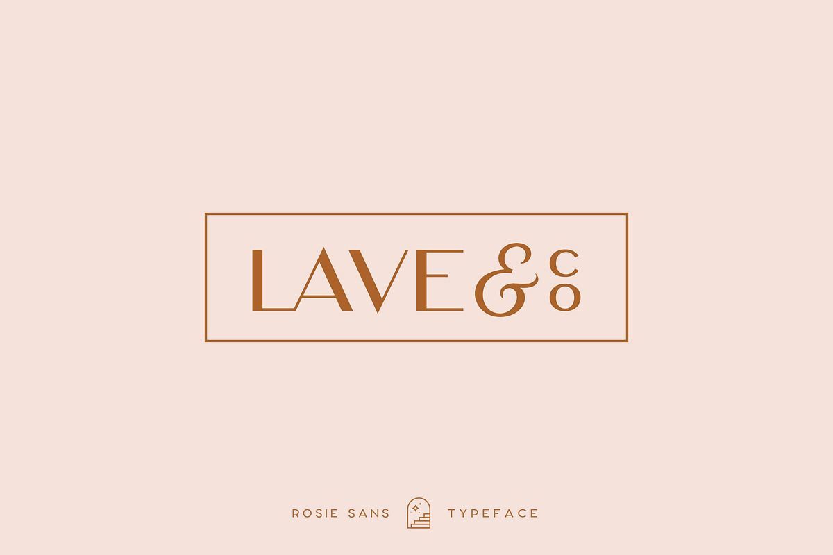 Rosie Sans - Gorgeous Typeface, a Sans Serif Font by Kaligra.co (Photo 14 of 44)