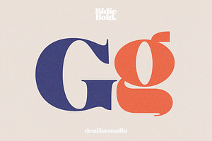 Ridie - Display Font