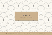 Dotty Seamless Pattern Set, a Pattern Graphic by Curly_Pat (Thumbnail 1 of 5)