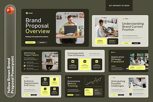Yellow Brown Brand Proposal, a Presentation Template by Sixtemp