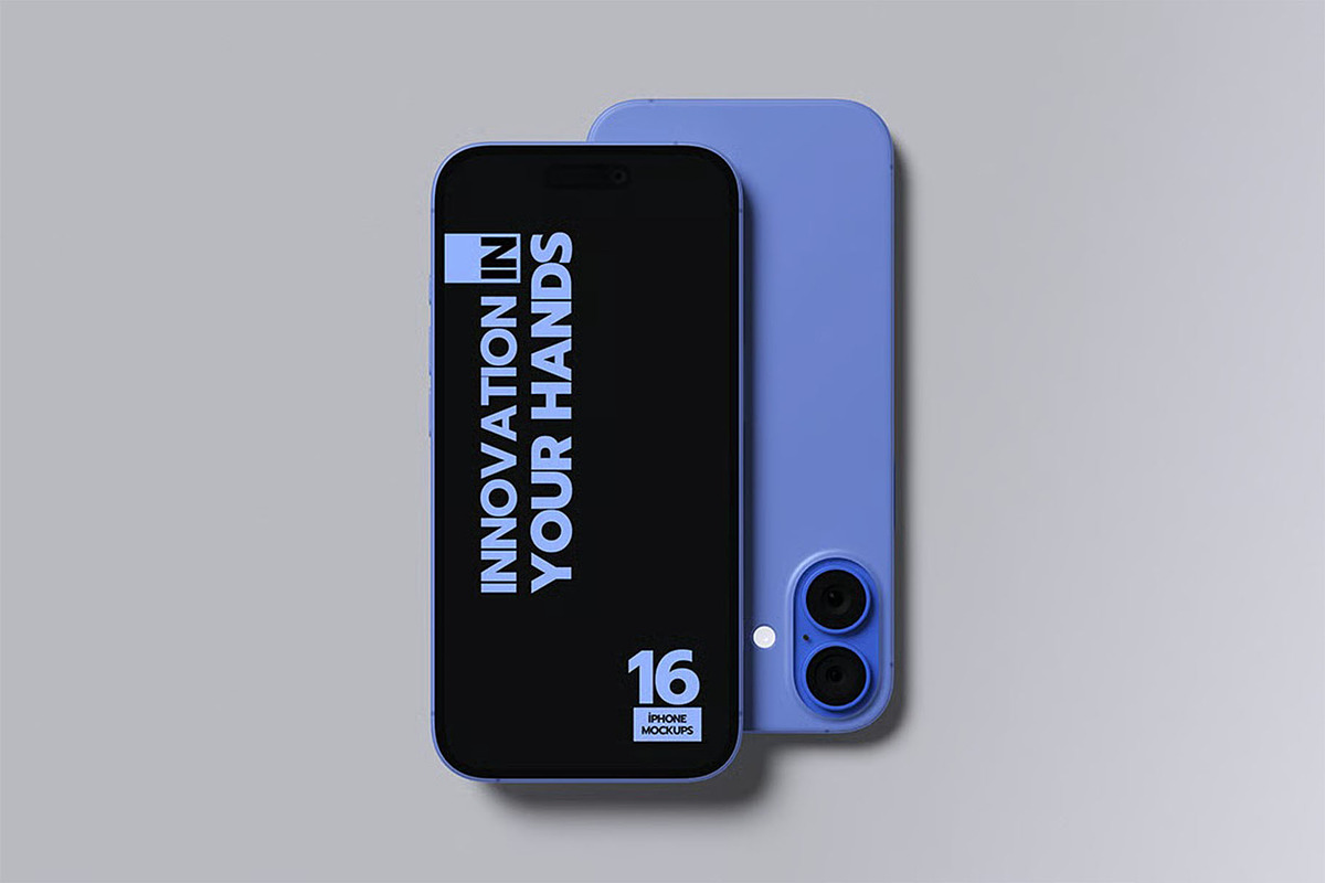 Iphone 16 Mockup, an iPhone Mockup by zpackcreative (Photo 3 of 4)