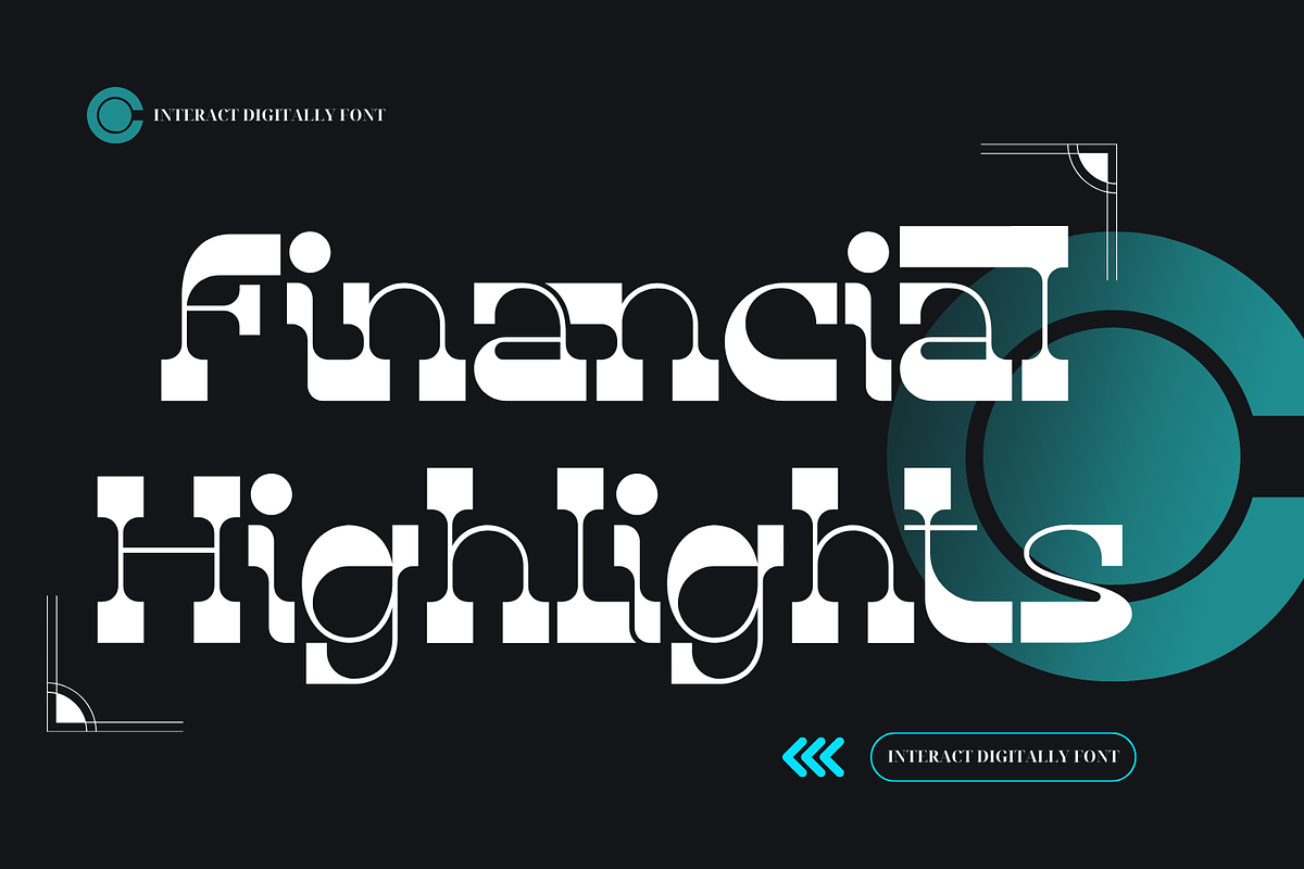 Interact Digitally Font, a Slab Serif Font by 177Studio (Photo 5 of 8)