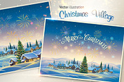 Christmas Village, a Decorative Illustration by Countryside life (Thumbnail 2 of 7)