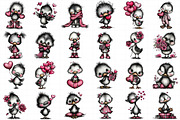 Cute Baby Duck Valentine Clipart, an Illustration by Daily.Designs (Thumbnail 5 of 5)